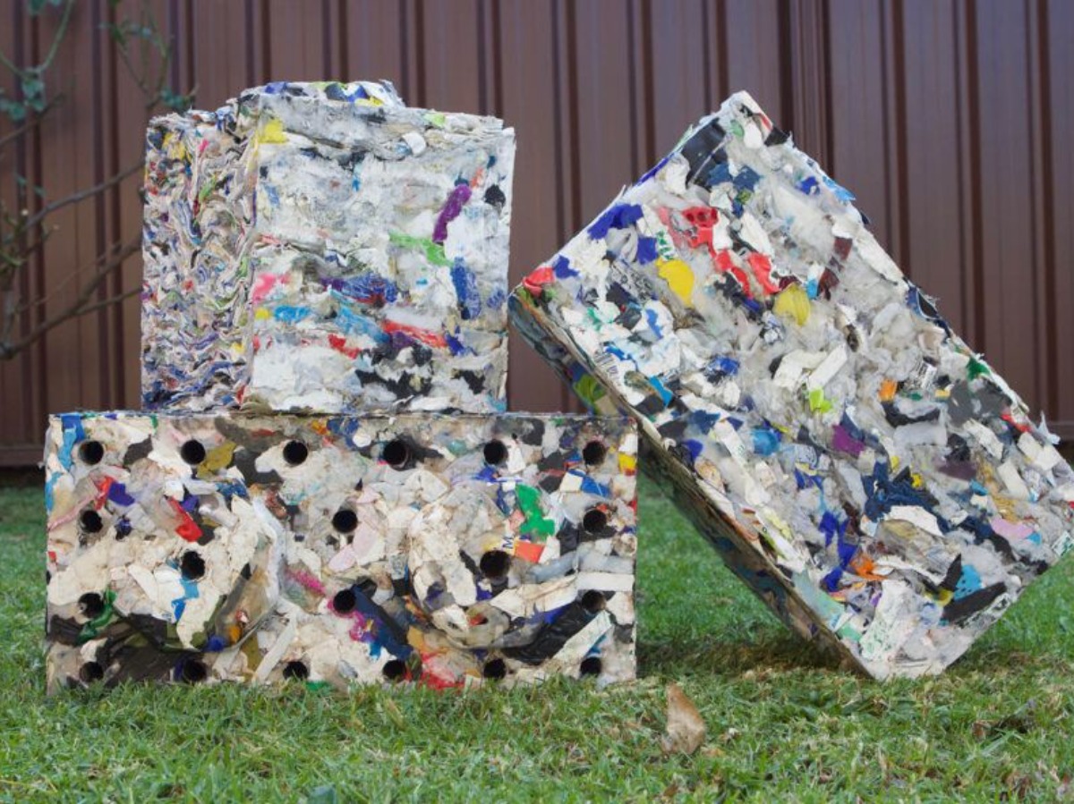 Recycled Concrete Blocks